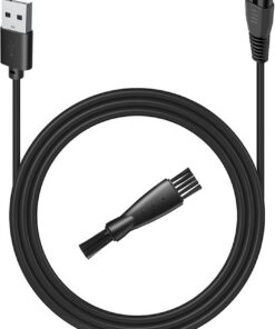 uijino Cable de carga USB compatible con recortadora de barba Ufree, cargador de 5 V para recortadora de pelo eléctrica Ufree U-1176, kits de corte de pelo, afeitadora corporal, maquinilla de afeitar,