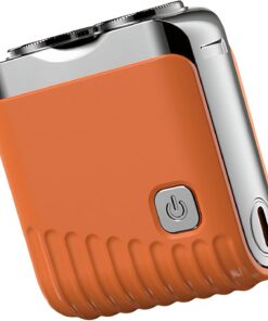 Afeitadora Eléctrica para Hombres Recortador Rotativo Compacto | Afeitadoras Eléctricas Rotativas USB Para Hombres Para Baño Dormitorio Viaje Viaje De Negocios Papá Novio Abuelo