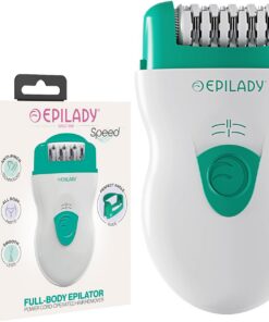 Epilady Depiladora con cable de velocidad, depilación para brazos, piernas, axilas y área de bikini, depiladora compacta esencial para mujeres