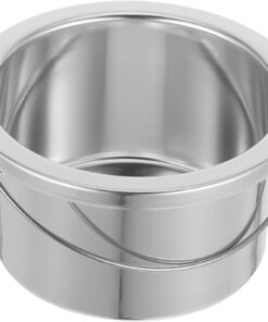 Healeved Repuesto Crisol de Cera de 500ml para Máquina de Depilación Profesional con Diseño de Mango Cómodo y Conductividad Térmica de Aluminio y Acero Inoxidable para Salón