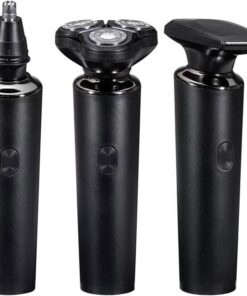 Afeitadora eléctrica recargable por USB para hombres pequeños, herramienta de afeitado eléctrica para barba, herramienta de afeitado para viajes
