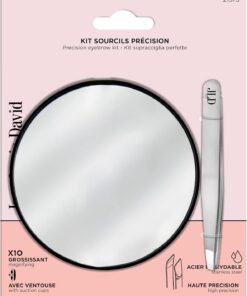 JLD – Kit para Cejas con Espejo y Pinza – Depilación Precisa – Cuidado y Definición de Cejas – Accesorio de Belleza para Uso Diario
