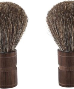 Healeved 2piezas Cepillo De Madera Natural Para Afeitar y Cuidado De De De Para Hombres Herramienta De Limpieza Facial Para y Días Especiales