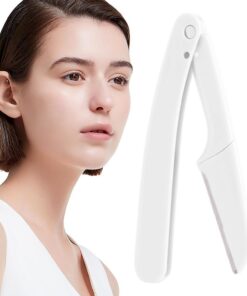 Recortadora de cejas, recortador de cabello de cejas SHAPER CODIO DE PLOTA | Herramienta de cuidado de la cara de maquillaje, rasurador de cara multipropósito para cualquier tipo de piel