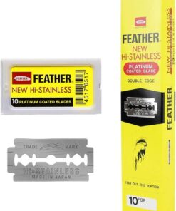 Feather Hojillas de Afeitar Doble Filo - 200 Unidades