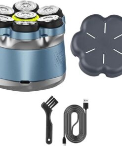 Afeitadora giratoria para hombre, 7 configuraciones, con batería de larga duración, buena capacidad, afeitadora de batería