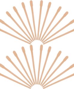 Palitos Aplicadores de Cera de Madera 1000 Piezas Beige | Cejas y Vello Nasal, Uso en Sesiones Profesionales, Formato Ligero para Viaje