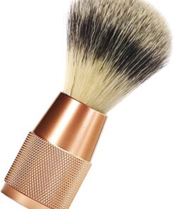 Healeved Cepillo Cerdas de Nylon y Aleación de Aluminio para Barba y Bigote para Hombres Buen Tacto Fácil de Usar para Uso en Exteriores y Viajes