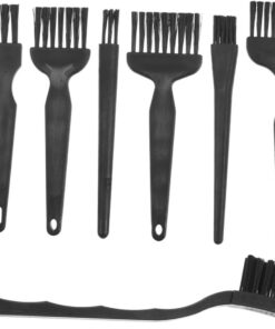 OUNONA Cepillo de Limpieza para Afeitadora Eléctrica 8 Piezas Set de Pinceles Antiadherentes de Material PP Mango Ergonómico Antideslizante Kit de Herramientas para Limpieza de
