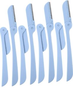 10piezas Recortador De Cejas Plegable Herramienta De Maquillaje Para Mujeres Afilador De Cejas Portátil Para Casa o Viajeros