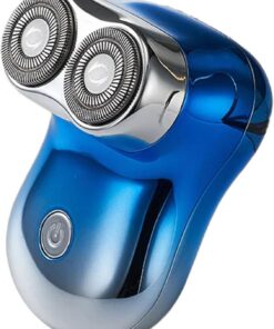 Poderosa recortadora eléctrica de doble cabezal recargable, herramientas de afeitado eléctricas pequeñas afeitadoras para padre y marido, afeitadora impermeable