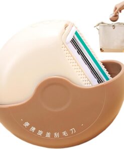 Afeitadora Facial Para Hombres Recortadora portátil con cubierta giratoria | Recortadora De Corporal Axilas, piernas, hogar, viaje, spa, dormitorio, barbería, salón