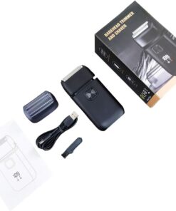 Afeitadora eléctrica de moda, impermeable, recargable, herramienta de afeitado rápido para uso multifuncional, cortador USB