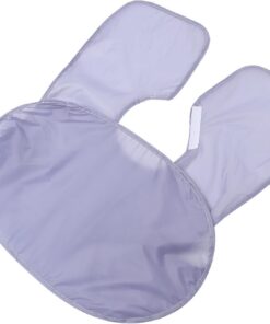 Ciieeo Delantal Práctico para Afeitarse la Barba Bigote en Poliéster Gris, Capa Recogedora de Barba para Uso Personal y Peluquería, Herramienta Multifuncional para Recortar y Evitar