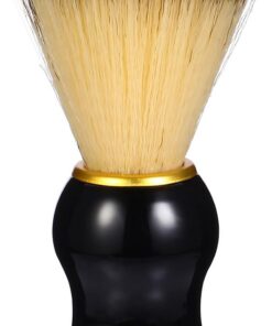 STOBAZA Brocha de Afeitar Espumosa de Nailon Mango de Madera, Cepillo Cuidado del Vello Facial y Bigote, Herramienta de Afeitado Masculina Portátil para Uso Diario y Color Aleatorio