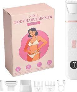 Recortadora corporal inalámbrica multifuncional femenina con deslizamientos suaves para uso húmedo y seco