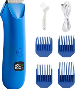 Afeitadoras Corporales para Hombres Máquina de Afeitar Eléctrica de Bajo | Recortadora para Vello Púbico Masculino en Zona Íntima, Testículos, Espalda, Axilas, Pecho, Brazos,