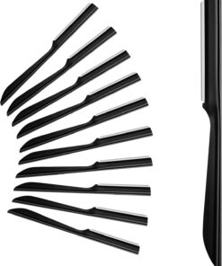 Maquinilla de afeitar para cejas, 10 piezas de maquinilla de afeitar facial para mujer, herramienta exfoliante de dermaplane, eliminación de pelusas de melocotón, moldeador de cejas,