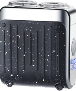 Afeitadora Eléctrica Afeitadora De Barba De Doble Con Carga Rápida | Afeitadora De Seguridad Pantalla Digital Magnética Para Ducha Diaria Viajes Coche Hombre