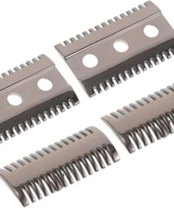 Ciieeo Cabezal de maquinilla de afeitar de seguridad de acero inoxidable plata 2 piezas diseño ergonómico para rutinas de afeitado diarias en hombres