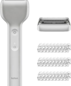Laifen T1 Pro Afeitadora Eléctrica, Recortadora de Barba, 12k Cortes/min | Motores Lineales de 12k cortes/min, Lamina de 0.055mm, 3 Recort. para Pelos Largos, Batería de 120 Minutos, Impermeable IPX7