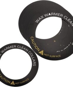 Tapete de Papel Negro para Calentador de Cera, 50 Piezas | Papel, Resistente a Manchas, Fácil de Colocar y Retirar, para Wax Heater y Wax Melting Machine