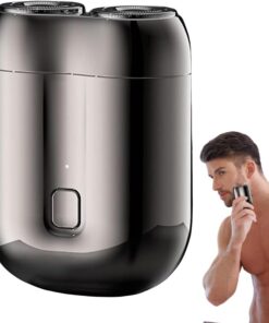Afeitadora De Viaje Mini rasuradora personal recargable USB seco/húmedo | Rasuradora Facial Portátil Impermeable Recortadora Eléctrica Impermeable Nariz Cejas Cabeza Portátil Hombres