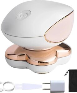 Maquinillas de afeitar eléctricas para piernas de mujer, afeitadora eléctrica para piernas de mujer, bikini sin dolor, axilas, brazos, depilación, dispositivo inalámbrico para mujer (rosa)