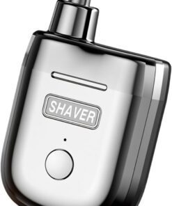 Afeitadora eléctrica recargable para hombre, dispositivo de afeitado rápido, portátil, textura ABS, adecuada para viajes, impermeable, cortador impermeable