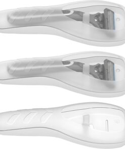 Xindojuz - 3 fundas de viaje transparentes portátiles para hombre, funda protectora de plástico para afeitadora, organizador de accesorios para afeitadora eléctrica para hombre