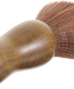 OUNONA 1 pieza Cepillo de Afeitar para Hombre con Mango de Madera Cepillo Portátil para Cuidado de Diseño Compacto y Práctico para para Generar Espuma y