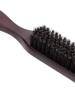 Hemobllo Brocha de Afeitar de Madera Negra para Vello Facial y Bigote Diseño Ergonómico Ligero, Estilo Profesional de Salón para Cuidado Masculino Facial