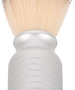 ULTECHNOVO Brocha de Afeitar para Hombre Cerdas Sintéticas Ultra Suaves Mango Ergonómico Color Natural Adecuado para Espuma Densa y Afeitado Húmedo Portátil y Fácil de Limpiar