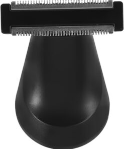 Healeved Cabezal Fácil Instalación para Afeitadora Eléctrica de Repuesto con Diseño Elegante y Recorte de Precisión en Color Negro, Material Abs y Acero Inoxidable para Vello Corporal