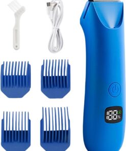 Afeitadora Corporal para Hombres Afeitadora Personal Eléctrica Con Pantalla | Máquina de Afeitar para Vello Corporal de Hombres Para en Pubis, Testículos, Espalda, , Pecho, Brazo y Pierna