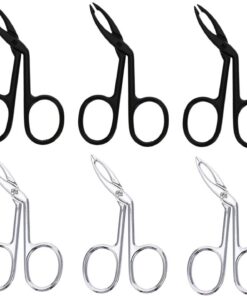 Hemobllo 6piezas Pinzas para Cejas de Acero Inoxidable Pinzas Oblicuas para Cejas Herramientas de Belleza para Depilar Vello Facial Casa