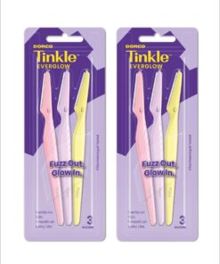 Tinkle - Maquinilla de afeitar para cejas, 3 unidades por paquete (2 unidades)