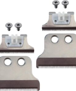 (8081) (8171) - Cuchilla ancha en T para recortadoras Wahl Detailer (8081) Cordless Detailer LI (8171) 5 Star Series, paquete de 2 Acupress