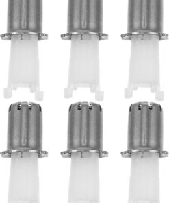 Cuchillas de Repuesto para Recortadora de Nariz D202, 6 Piezas | Accesorios de Aseo en Plata, Plástico y Chapa de Acero, Uso en Viaje u Oficina, Cuidado Facial Masculino