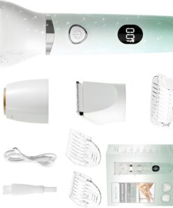 Recortadora para mujer, herramienta de depilación 3 en 1 para nariz, axilas, bikinis, recortadora USB