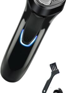 Afeitadora eléctrica de tamaño de bolsillo para hombre con textura de recarga, perfecta para viajes de negocios y gimnasio, afeitadora eléctrica recargable