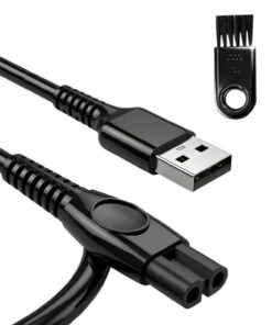 Cable de 5 V para cargador Philips One Blade con cepillo de limpieza, compatible con QP2724, QP2824, QP2734, QP2834, MG5910, MG9520, S3145, S7885, S7887, S5884, X3053, X3001, X5000 4, X50. 12 (voltaje