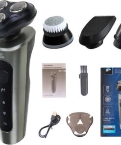 Afeitadora eléctrica de viaje para hombre, tamaño de bolsillo, lavable, recargable, portátil, sin dolor, inalámbrica, para barba