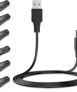 Kit de cable de carga portátil para recortadoras de barba eléctricas, cable de alimentación para instrumentos de belleza, adaptador USB, accesorios de belleza, cable de alimentación
