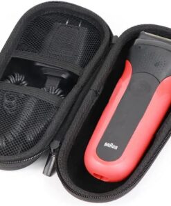 Estuche rígido de viaje para Serie Braun 3 3040s 3010BT 3020 3030s 300s, Serie Braun 5 5030s 5147s WF2s 5090cc 5050cc Maquinilla eléctrica de hombre