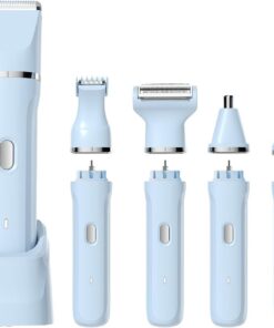 Recortadora de bikini para mujer, maquinilla de afeitar eléctrica para piel, recortadora de nariz para mujer, afeitadora corporal inalámbrica para viajes, maquinilla de afeitar facial reemplazable