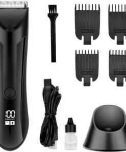 Cortabordas Eléctrico,Cortapelos Corporal Eléctrico para Hombre - Máquina de Afeitar y Acicalamiento para Viaje Regalo Cuidado Facial Bigote