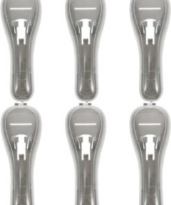 STOBAZA Estuche de Viaje para Maquinillas de Afeitar Manuales Caja Protectora de Plástico Gris para 6 Piezas Contenedor Compacto y Portátil para Afeitado Almacenamiento Seguro en