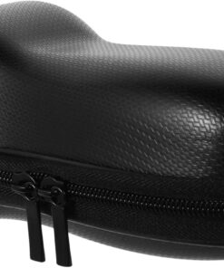 Happyyami Estuche Rígido para Afeitadora Eléctrica Negro 19x8x7 Cm Caja de Almacenamiento Eva para Viaje Organizador de Maquinillas de Afeitar Protección contra Impactos Polvo