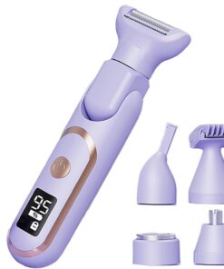 Recortadora de bikini para mujer, removedor de facial, recortadora | de púbico, recortadora 5 en 1, kit de afeitado recargable, kit de afeitado rápido, kit de depilación para mujer,